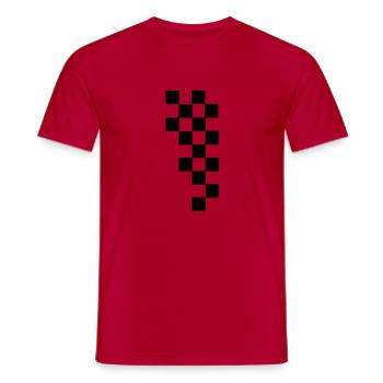 RACING FLAG - Männer T-Shirt - Rot - Vorne - AI Model Male 178 dark (178cm)