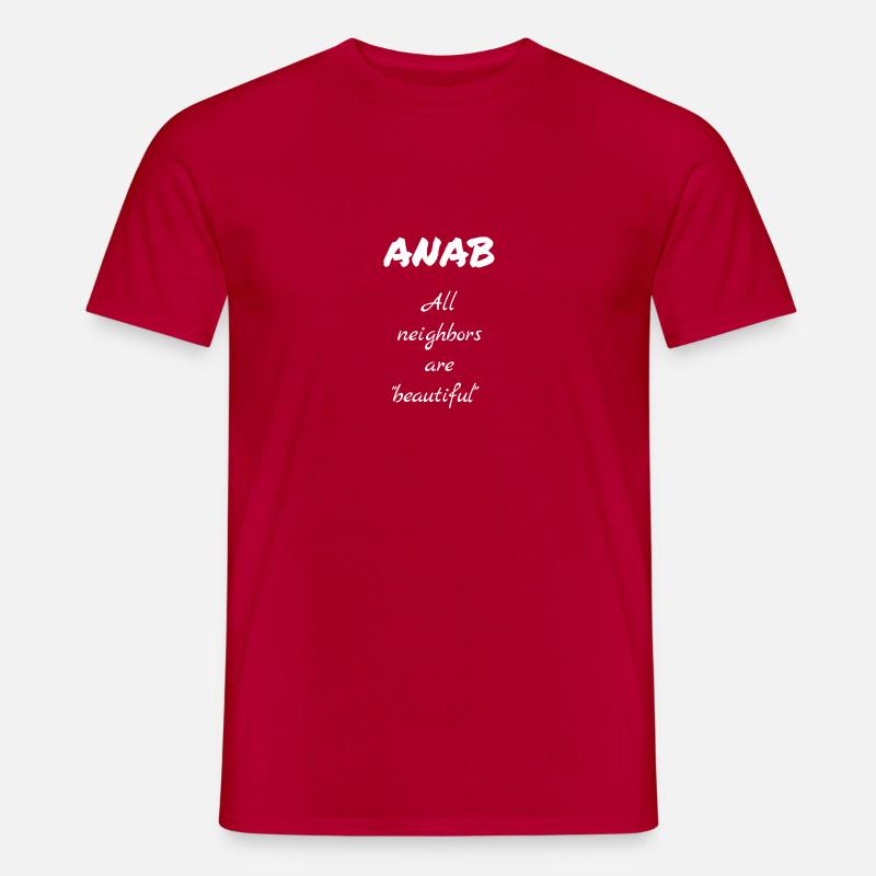 Anab - Männer T-Shirt - Rot