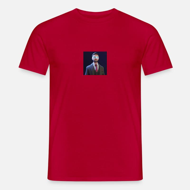 HACKER FOR BITCOIN - Männer T-Shirt - Rot