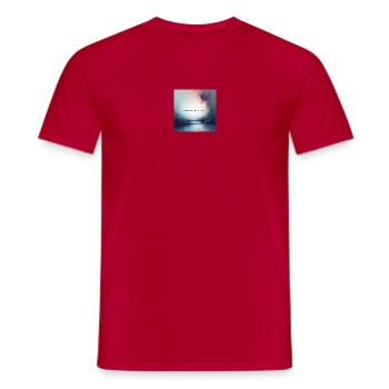 Flançaille Brume Crépuscule - T-shirt homme - rouge - Devant - AI Model Male 178 dark (178cm)