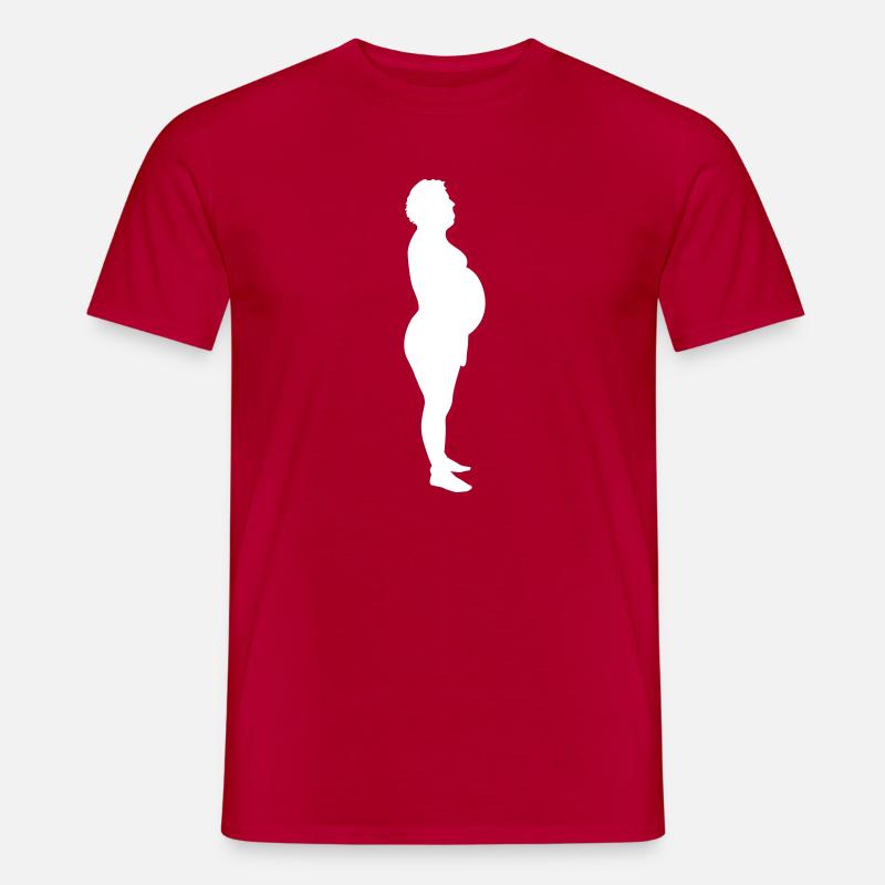 Dick - Männer T-Shirt - Rot