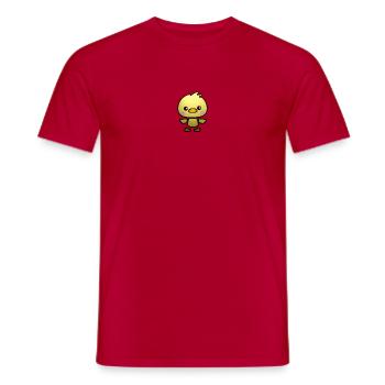 Süßer Kücken - Männer T-Shirt - Rot - Vorne - AI Model Male 178 dark (178cm)