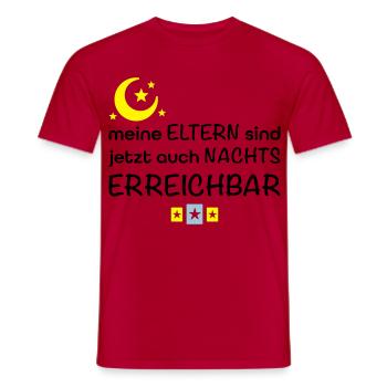 lustige Babysprüche - Männer T-Shirt - Rot - Vorne - AI Model Male 178 dark (178cm)