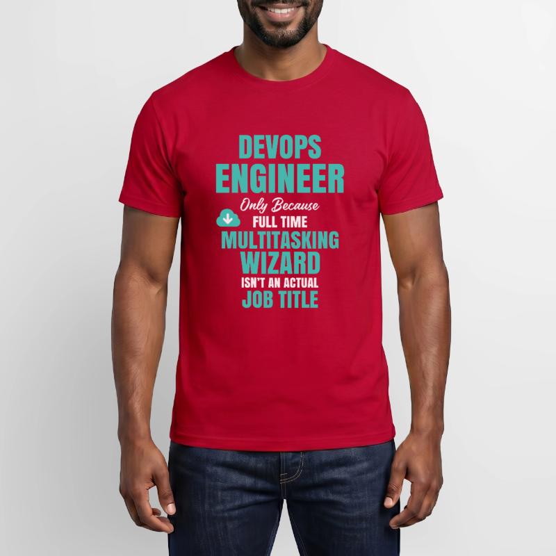 DevOps Engineer Multitasking Wizard Men's T-Shirt