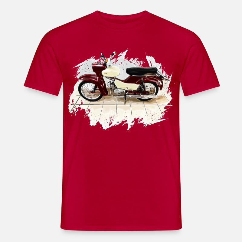 Simson Star - Männer T-Shirt - Rot