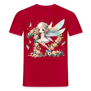 12 Jahre Fee Elfe Geburtstag Geschenk - Männer T-Shirt - Rot - Vorne - AI Model Male 178 dark (178cm)