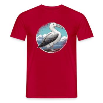 Éleveur d’oiseaux Ornithologue Ornithologue Ornithologue - T-shirt homme - rouge - Devant - AI Model Male 178 dark (178cm)