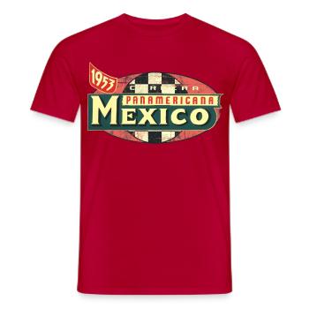 Panamericana 1953 - ikonisches Rennsport Design - Männer T-Shirt - Rot - Vorne - AI Model Male 178 dark (178cm)