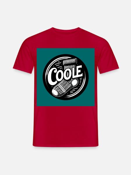 Coole Socke Socken und lustiger Spruch - Männer T-Shirt - Rot