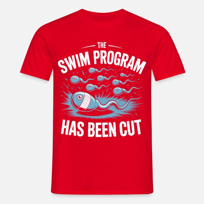 Schwimmprogramm wurde beendet - Männer T-Shirt - Rot