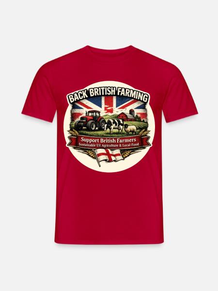 Zurück zur britischen Landwirtschaft - Männer T-Shirt - Rot