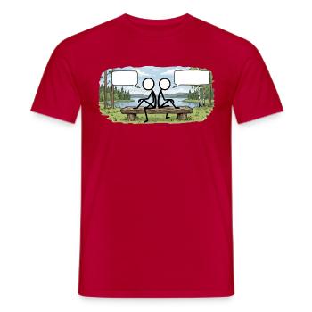 Savo Guys Duo 1 By Nature - Männer T-Shirt - Rot - Vorne - AI Model Male 178 dark (178cm)