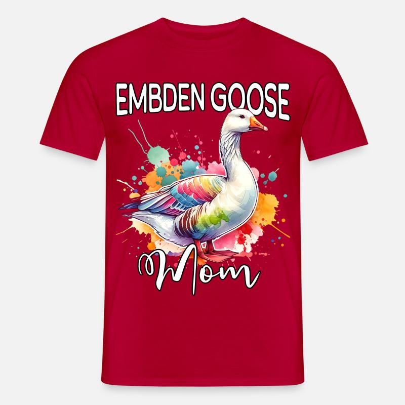 Emdengans Mama - Männer T-Shirt - Rot
