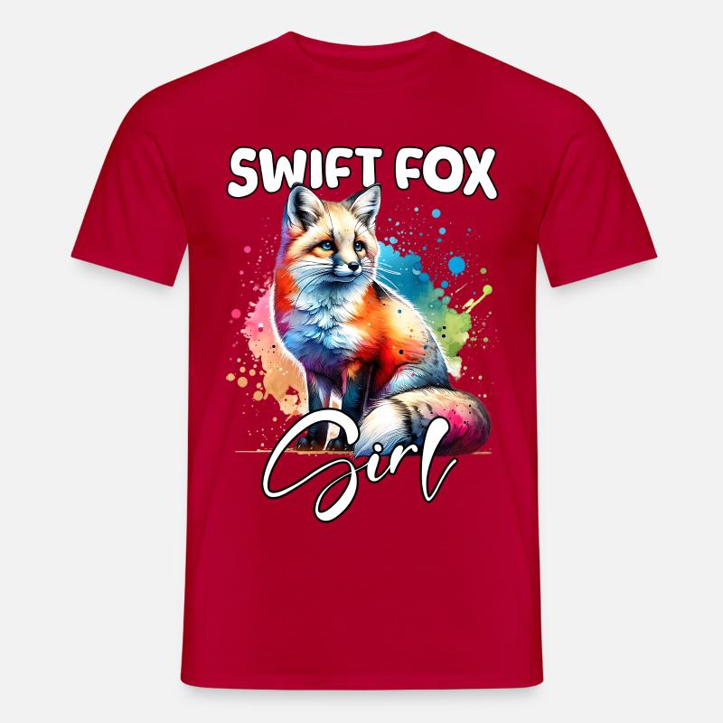 Swift Fox Mädchen Swiftfuchs - Männer T-Shirt - Rot