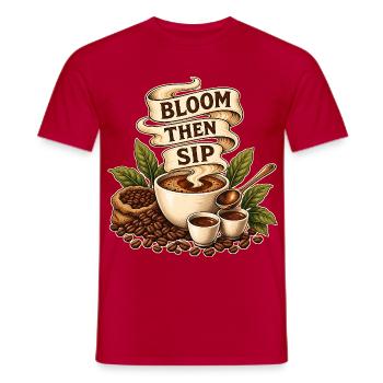 ÉCLORE PUIS SIROTER - T-shirt homme - rouge - Devant - AI Model Male 178 dark (178cm)
