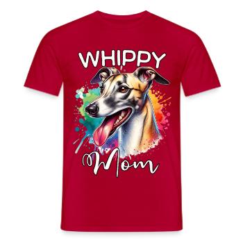 Windhund Mama - Männer T-Shirt - Rot - Vorne - AI Model Male 178 dark (178cm)