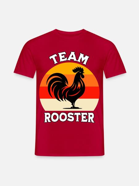 Team Hahn - Männer T-Shirt - Rot
