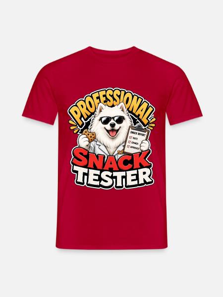 Samojeden - Männer T-Shirt - Rot