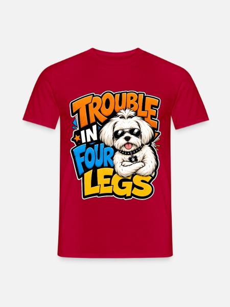 Malteser - Männer T-Shirt - Rot