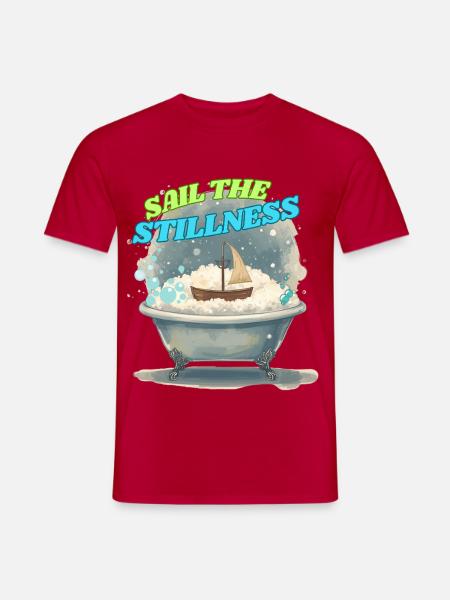 Segel der Stille - Männer T-Shirt - Rot