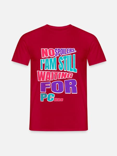 No Spoilers PC Gamer Retro - Männer T-Shirt - Rot