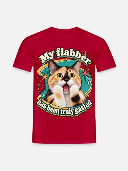Fassungslos - Männer T-Shirt - Rot