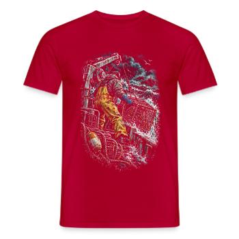 Hummerfänger Hummerfischer - Männer T-Shirt - Rot - Vorne - AI Model Male 178 dark (178cm)