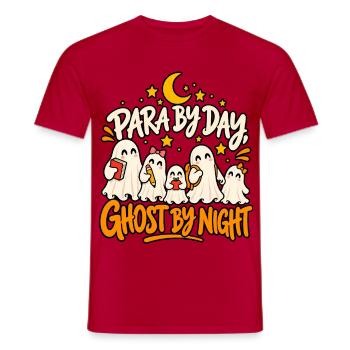 Ghost by Night Parade - Männer T-Shirt - Rot - Vorne - AI Model Male 178 dark (178cm)