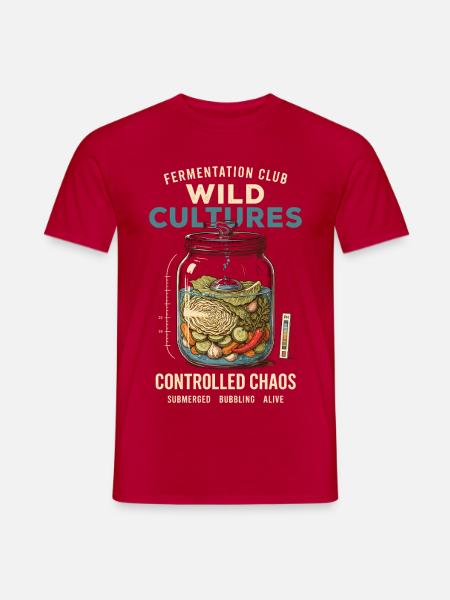 Wilde Kulturen - Männer T-Shirt - Rot