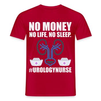 Urologie-krankenschwester Abteilungszubehör - Männer T-Shirt - Rot - Vorne - AI Model Male 178 dark (178cm)