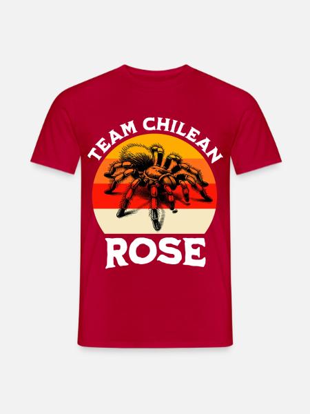 Team Chile Vogelspinne - Männer T-Shirt - Rot