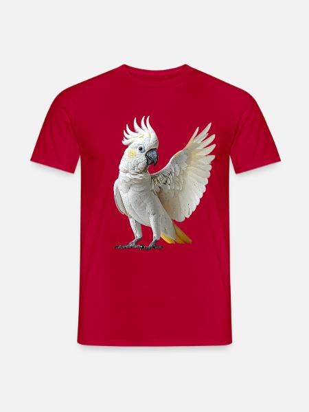 Kakadu - Männer T-Shirt - Rot