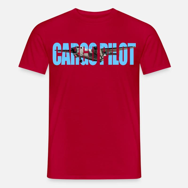 Cargo pilot C-2A - Männer T-Shirt - Rot