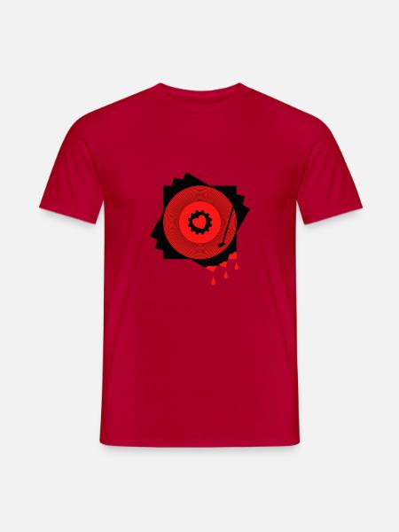 mit Herzblut am Deck - Männer T-Shirt - Rot