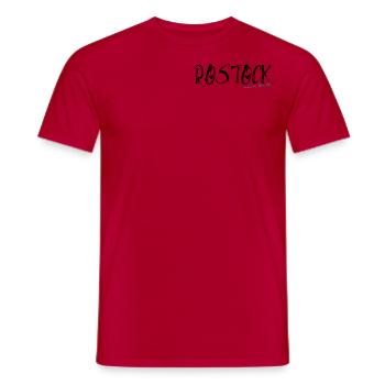 Rostock ma ville - T-shirt homme - rouge - Devant - AI Model Male 178 dark (178cm)