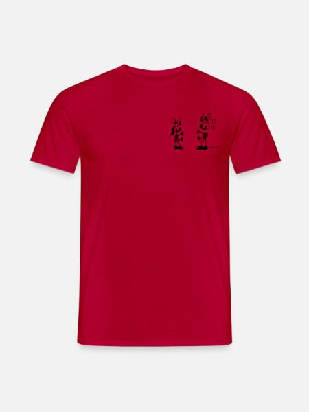 Matrechi is in love - Men's T-Shirt - red