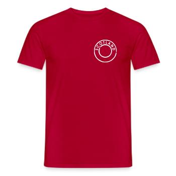 Schottland - Männer T-Shirt - Rot - Vorne - AI Model Male 178 dark (178cm)