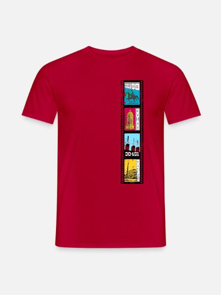 Cityscapes Hanover Set 04 - Men's T-Shirt - red