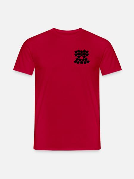 Stars - Men's T-Shirt - red