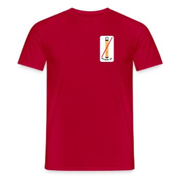 Atme Luft - Männer T-Shirt - Rot - Vorne - AI Model Male 178 dark (178cm)