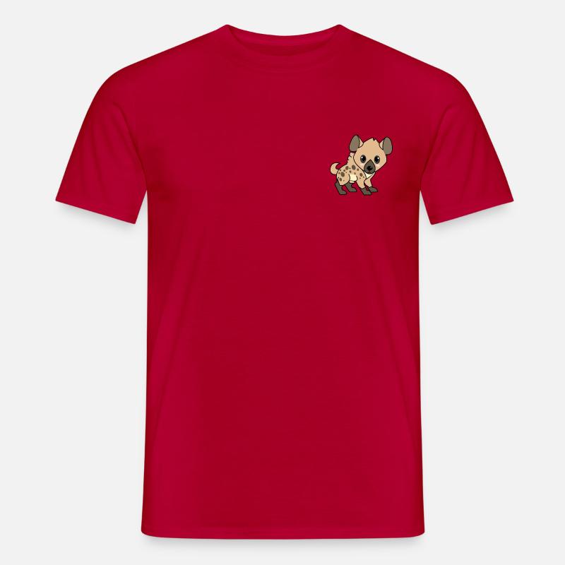 Ziggy die Hyäne - Männer T-Shirt - Rot