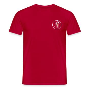 Surveyor - Men's T-Shirt - red - Front - AI Model Male 178 dark (178cm)