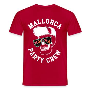 Es eskaliert eh! - Männer T-Shirt - Rot - Vorne - AI Model Male 178 dark (178cm)