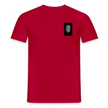BH GZ Kopf 1 0 - Männer T-Shirt - Rot - Vorne - AI Model Male 178 dark (178cm)