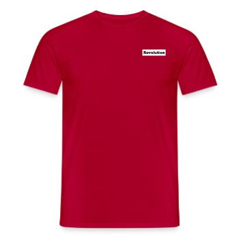 Revolution - Men's T-Shirt - red - Front - AI Model Male 178 dark (178cm)