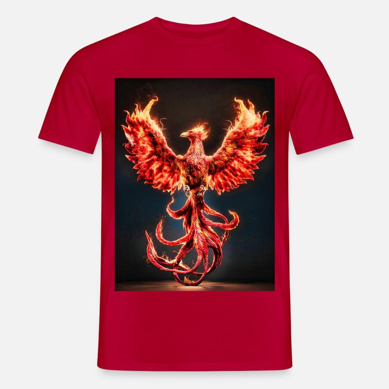 Phoenix Firecrest Burst - Men's T-Shirt - red