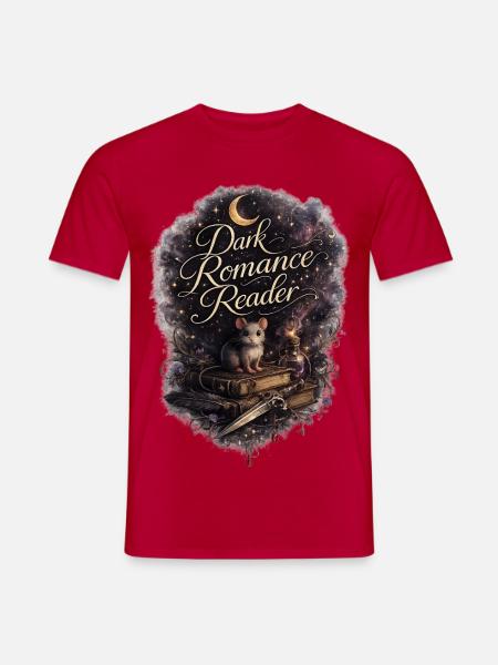 Dark Romance Reader - Männer T-Shirt - Rot