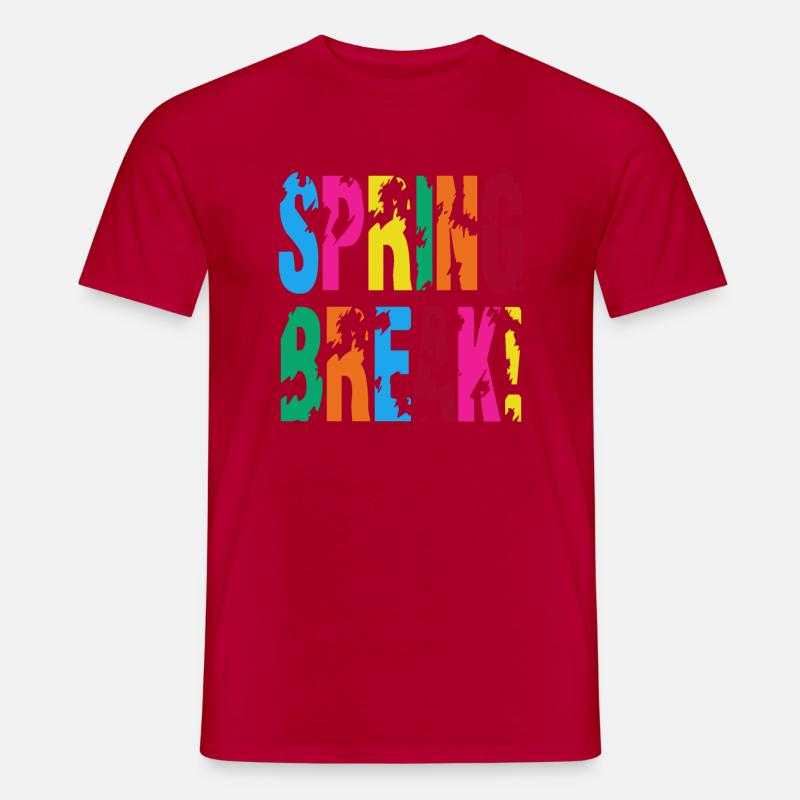 Spring Break - Männer T-Shirt - Rot
