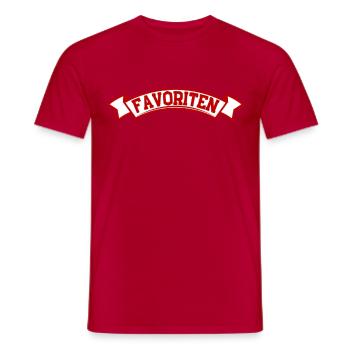 Vienna Favorites District Design - Men's T-Shirt - red - Front - AI Model Male 178 dark (178cm)