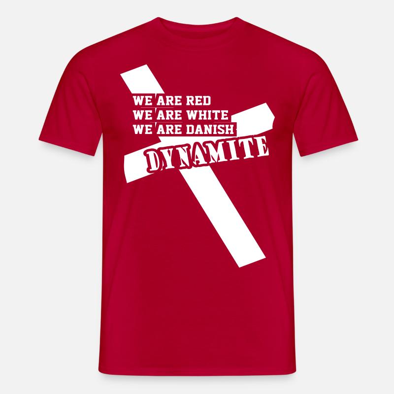 Dänisches Dynamit - Männer T-Shirt - Rot
